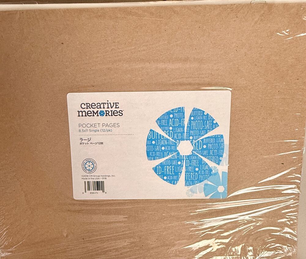 Creative Memories 8 1/2 X 11 Scrapbook Page Protectors